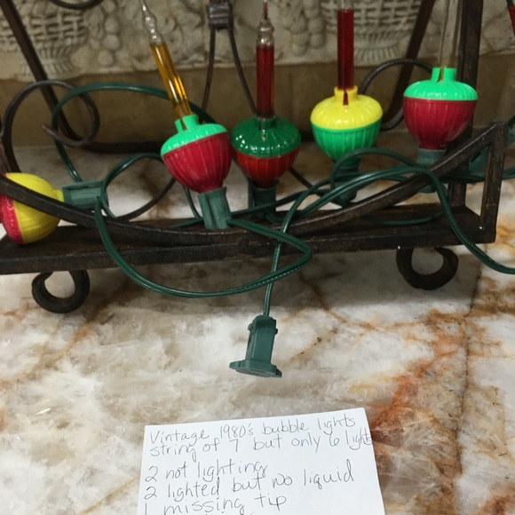 Vintage Bubble Holiday String Lights - Picture 1 of 6